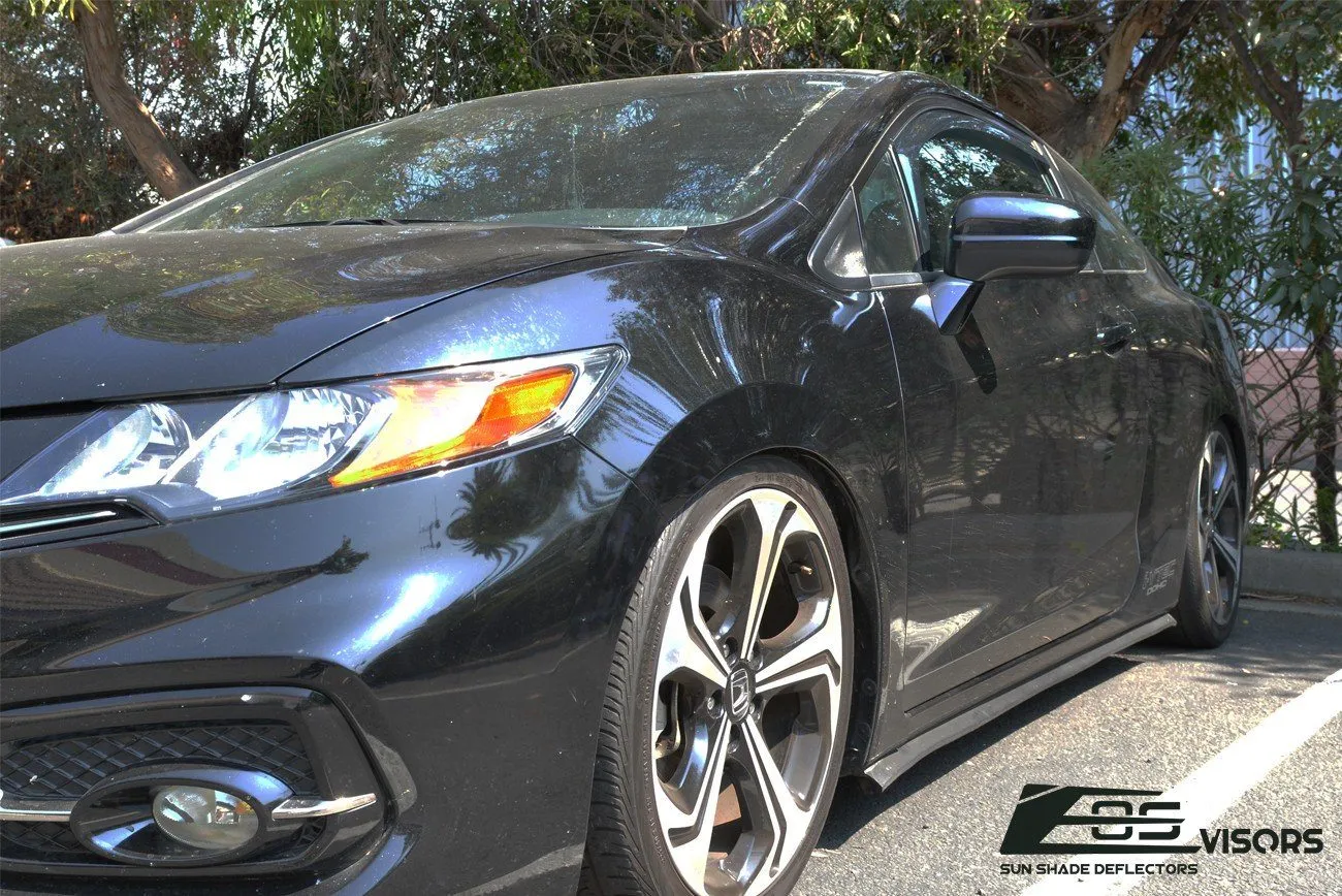 2012-15 Honda Civic Coupe Window Visors Wind Deflectors Rain Guards