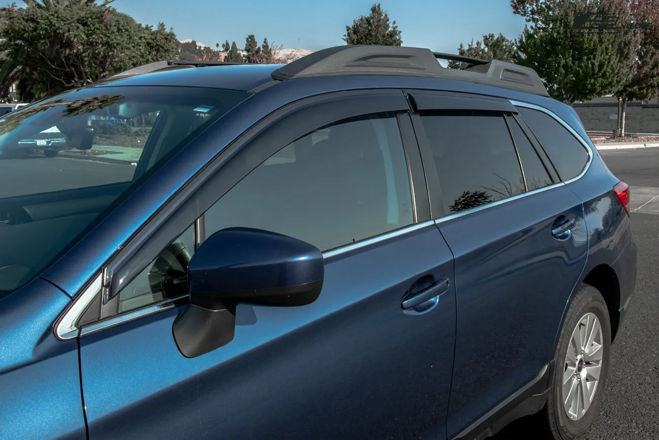 2015-19 Subaru Outback Window Visors Wind Deflectors Rain Guards