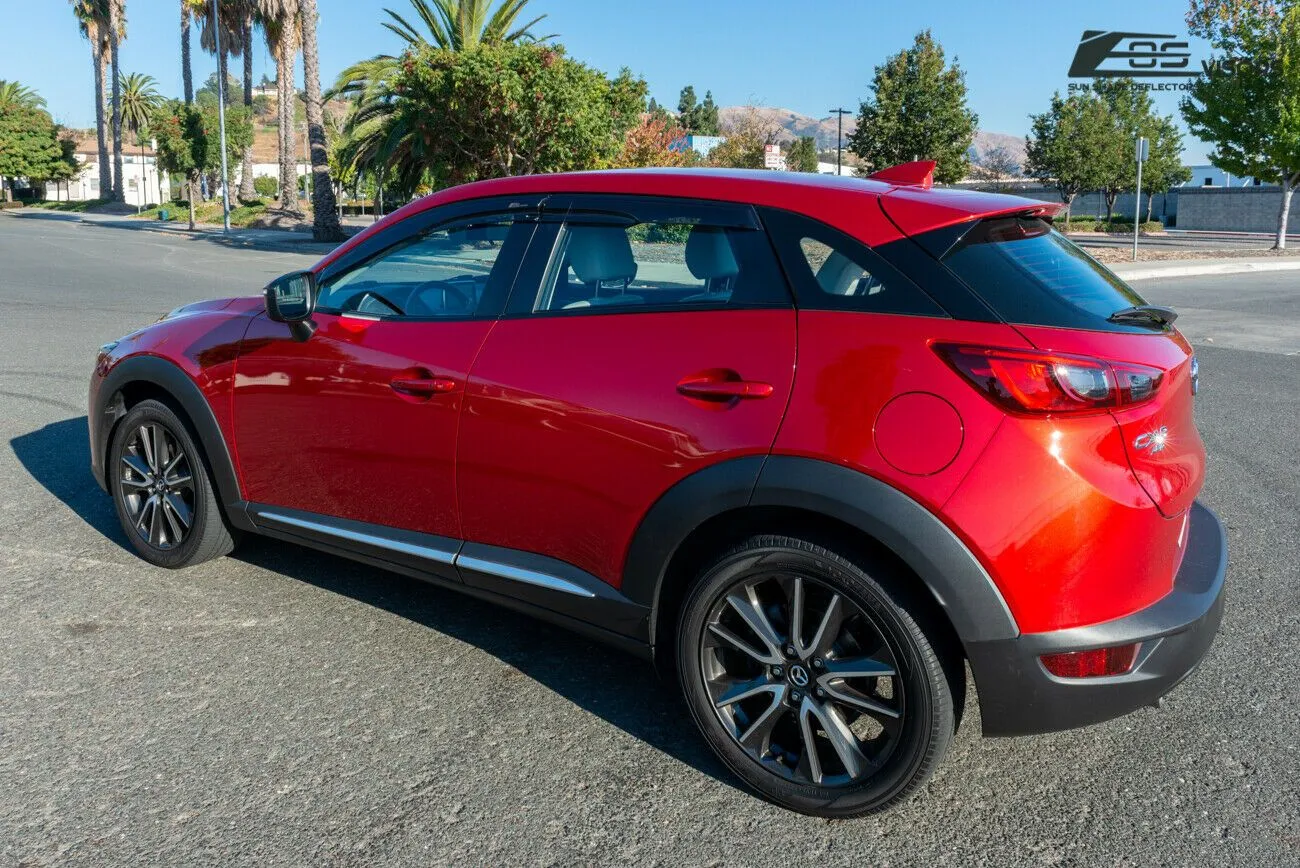 2016-21 Mazda CX-3 Window Visors Wind Deflectors Rain Guards