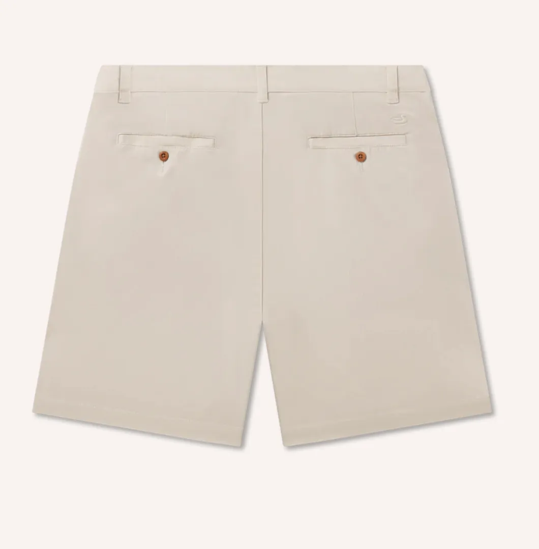 6" Regatta Stretch Short Auduban Tan