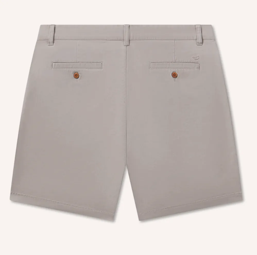 6" Regatta Stretch Short Lt Gray