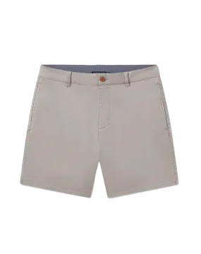 6" Regatta Stretch Short Lt Gray