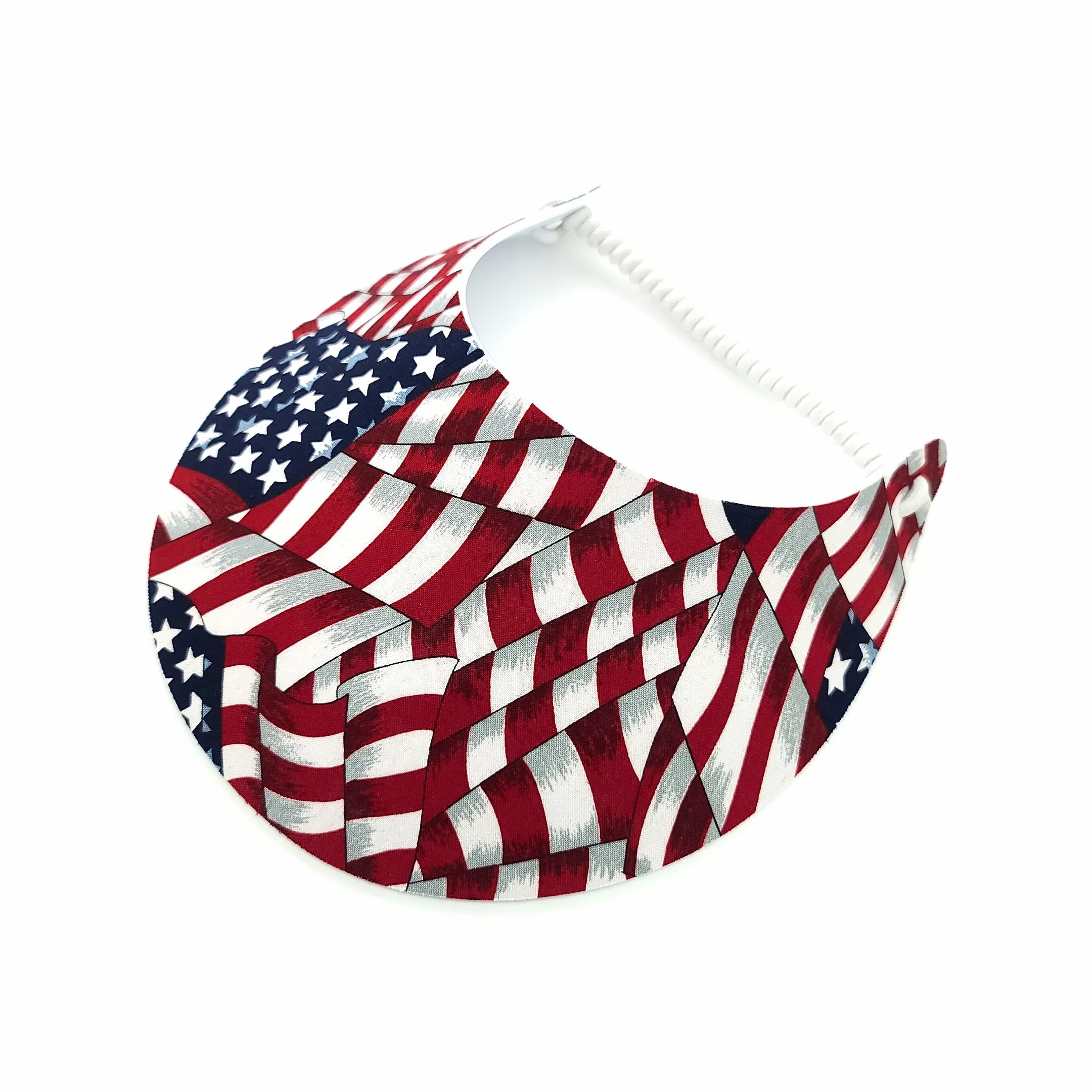 America Themed Patterns Foam Sun Visor