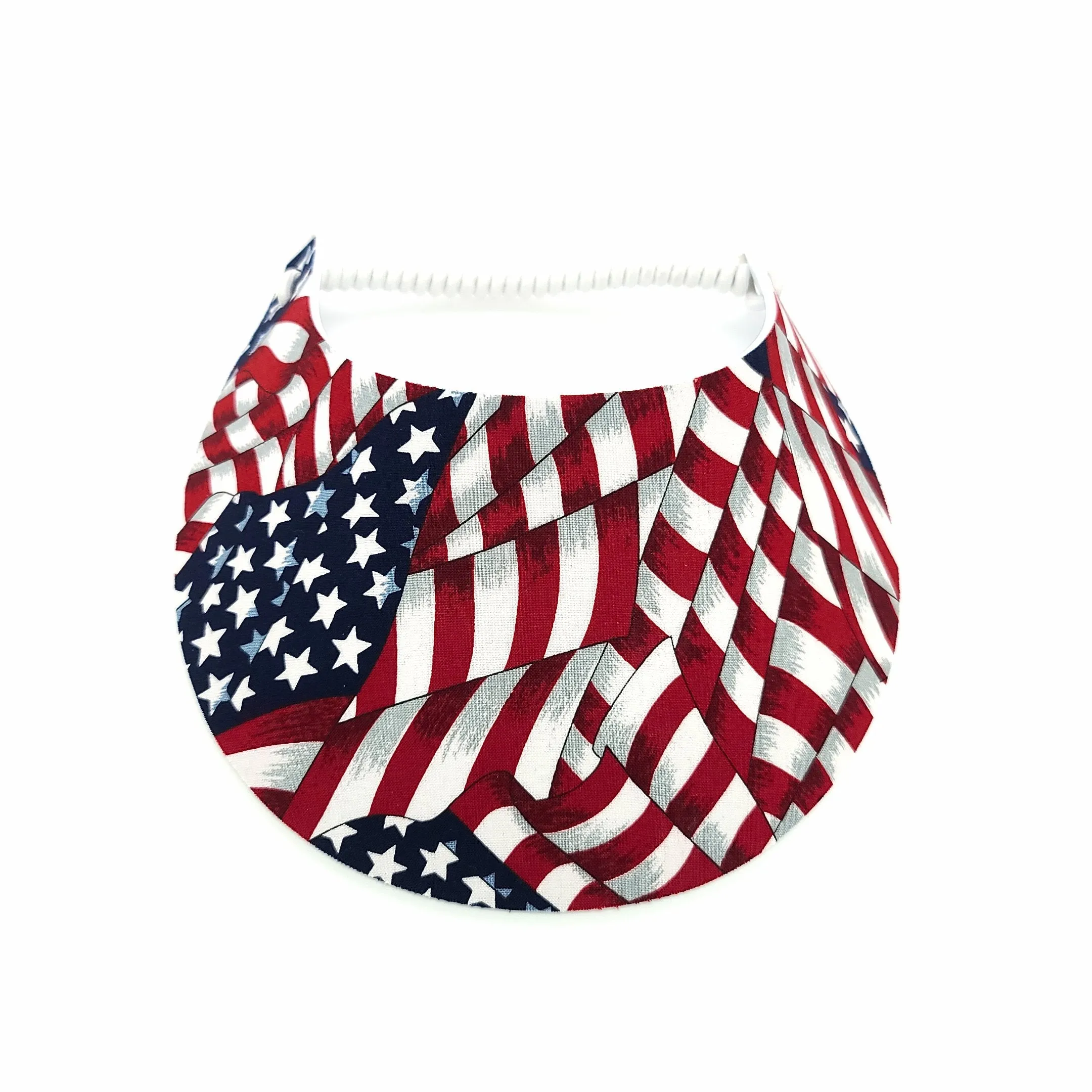 America Themed Patterns Foam Sun Visor