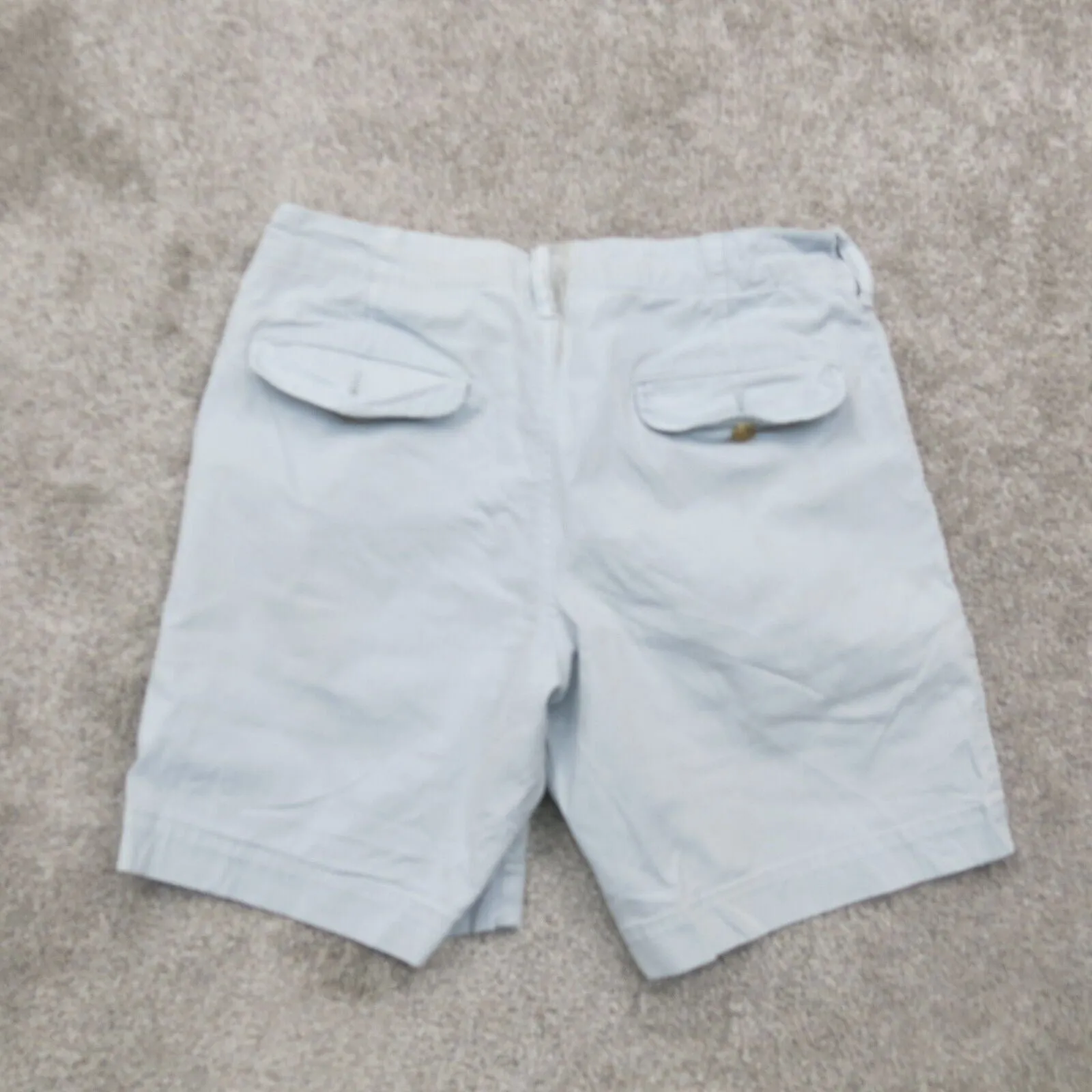 American Eagle Womens Super Stretch Chino Shorts High Rise Light Blue Size 30