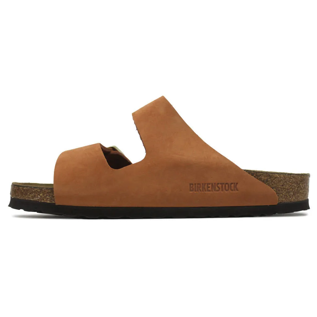 Arizona BS Nubuck Leather Unisex Slides Sandals