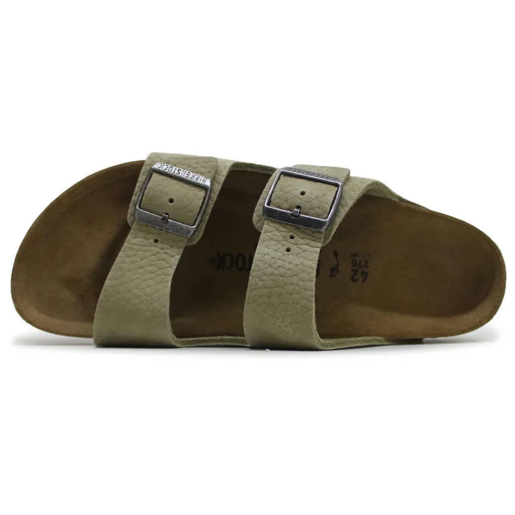 Arizona BS Nubuck Leather Unisex Slides Sandals