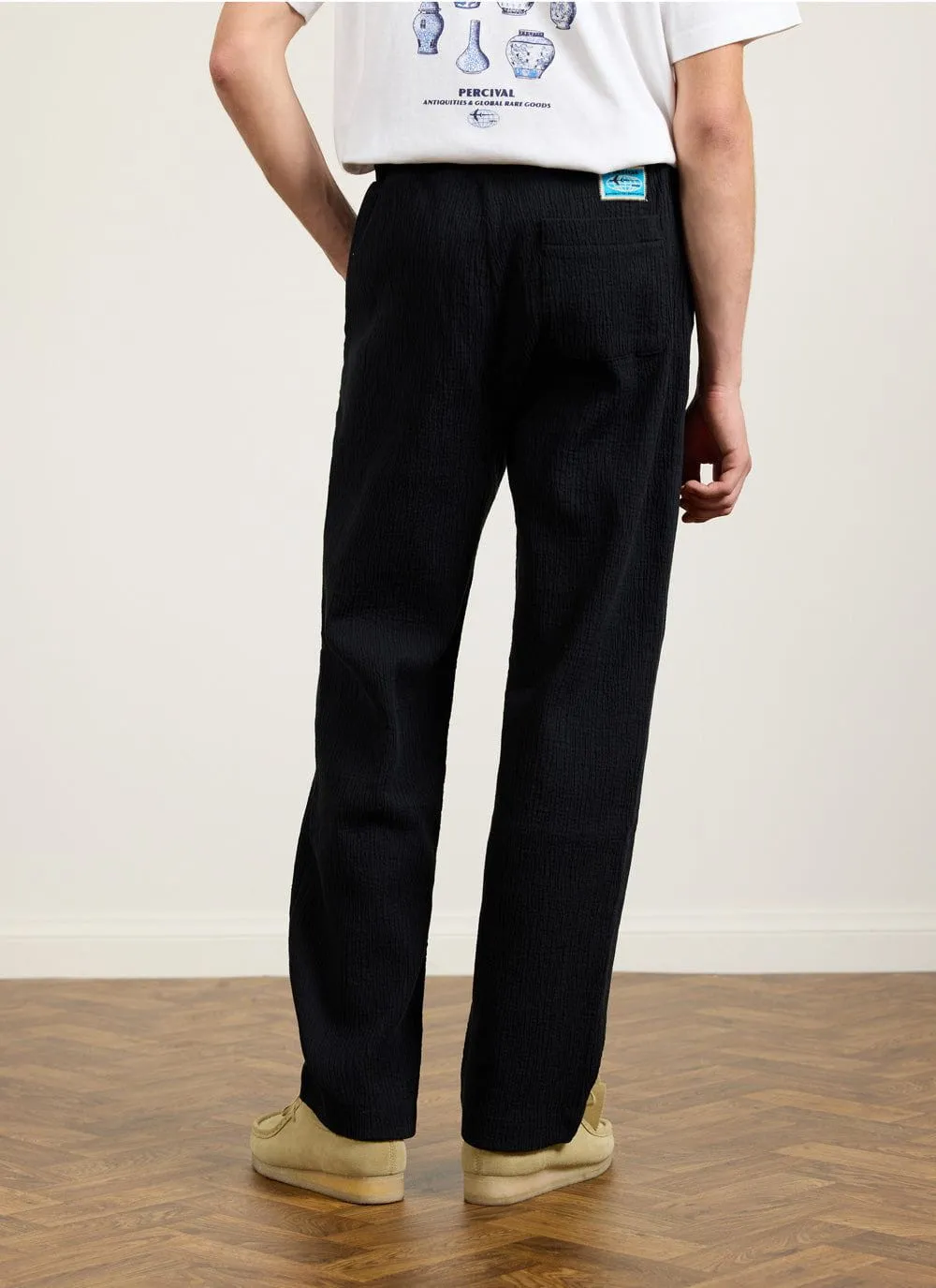 Artifact Relaxed Trousers | Cotton | Black