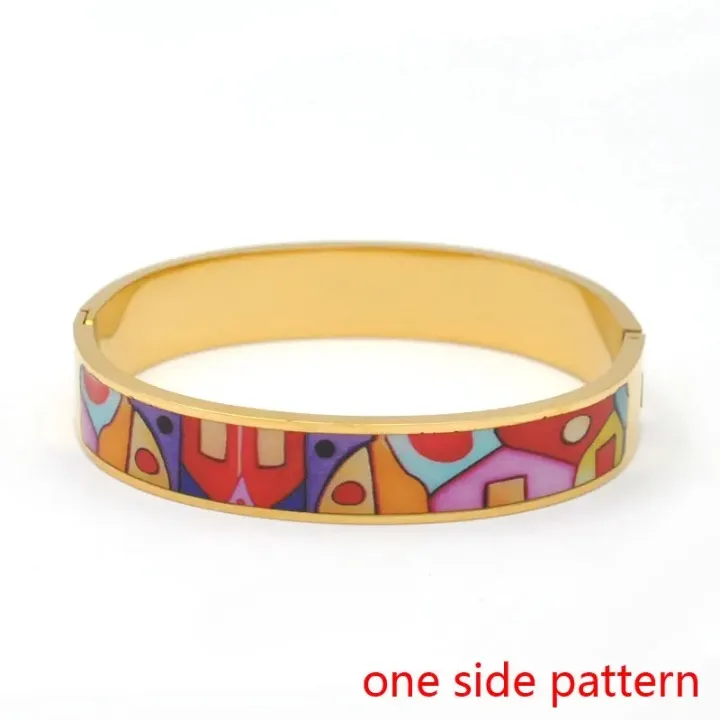 Arıya Colorful Enamel Bangle Bracelets