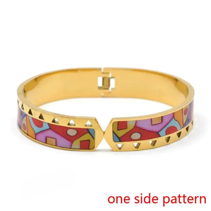 Arıya Colorful Enamel Bangle Bracelets