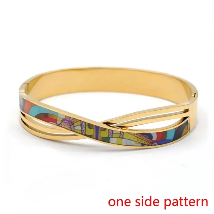 Arıya Colorful Enamel Bangle Bracelets