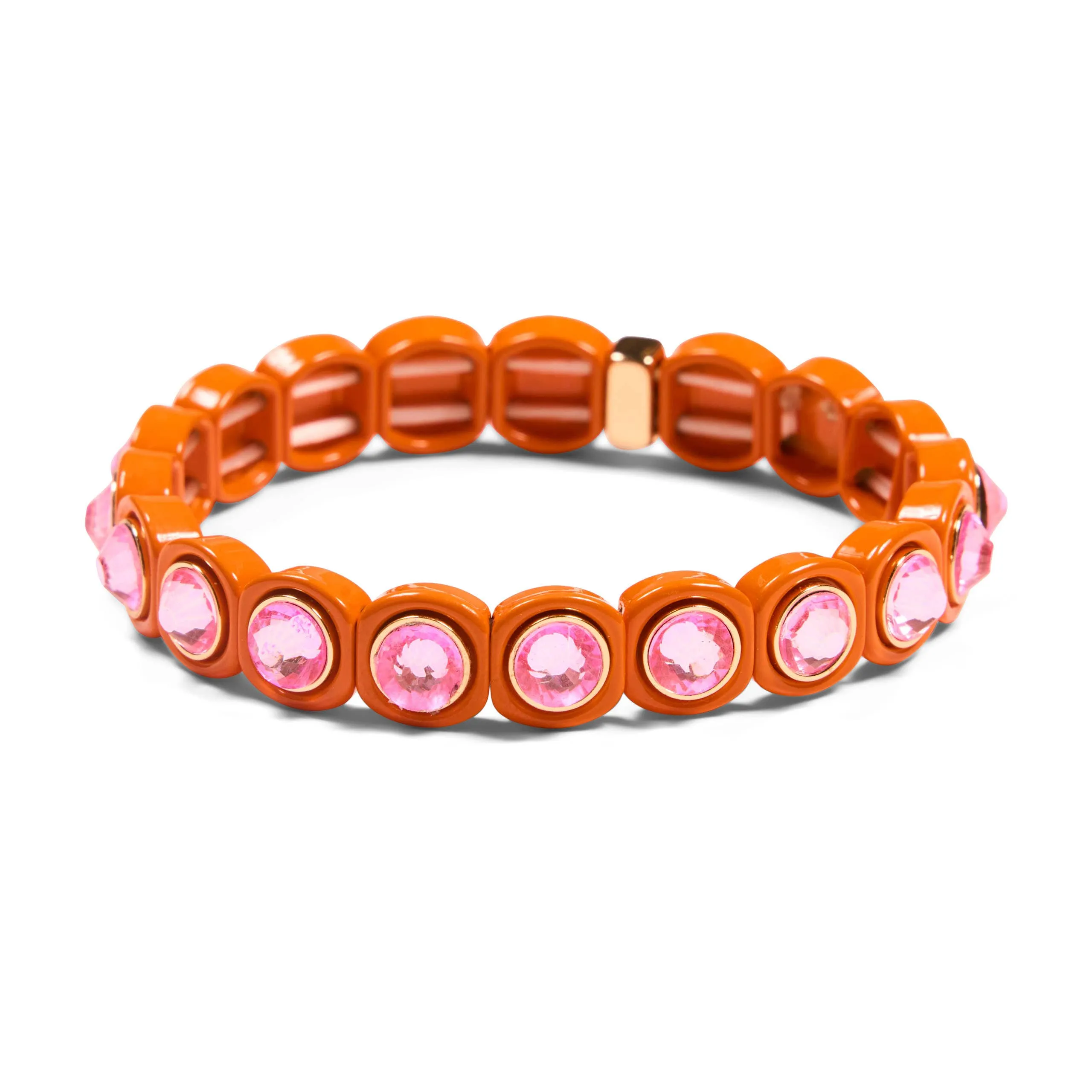 Aspen Jewel Bracelet Pink Orange & Blue Assortment: Orange/Pink