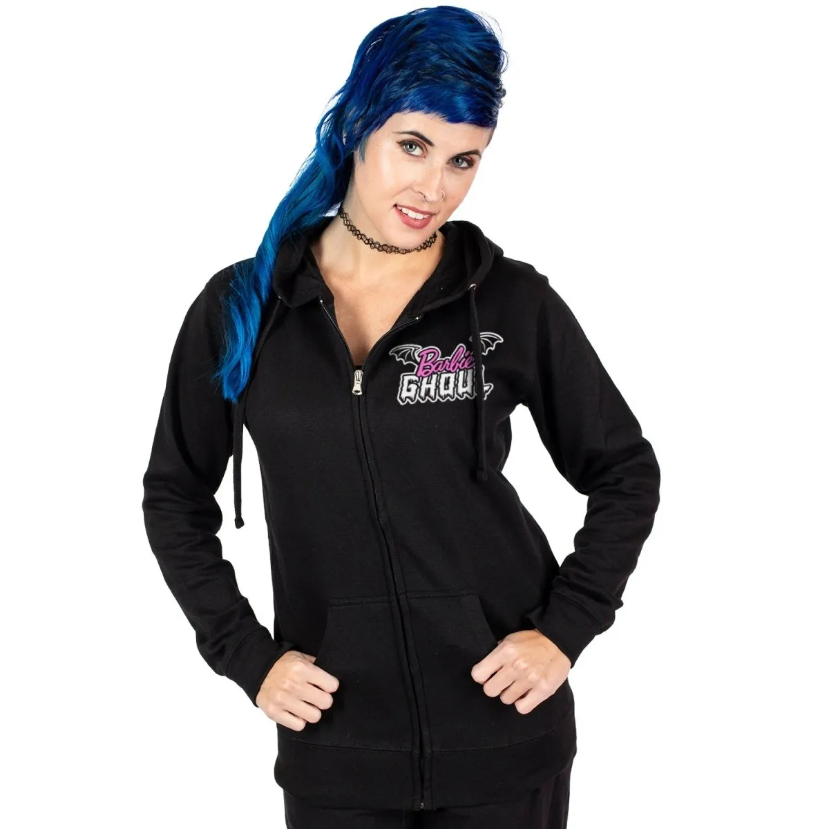 Barbie-Ghoul Zip Hoodie