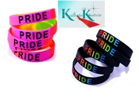 BLACK PRIDE WRISTBANDS