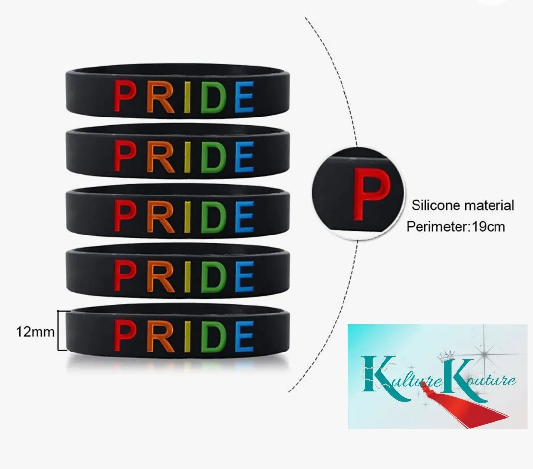 BLACK PRIDE WRISTBANDS