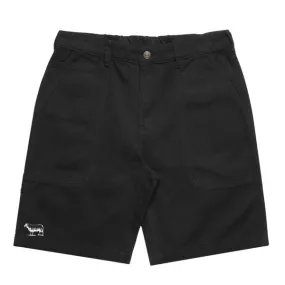 Black Sheep Canvas Carpenter Shorts - Black