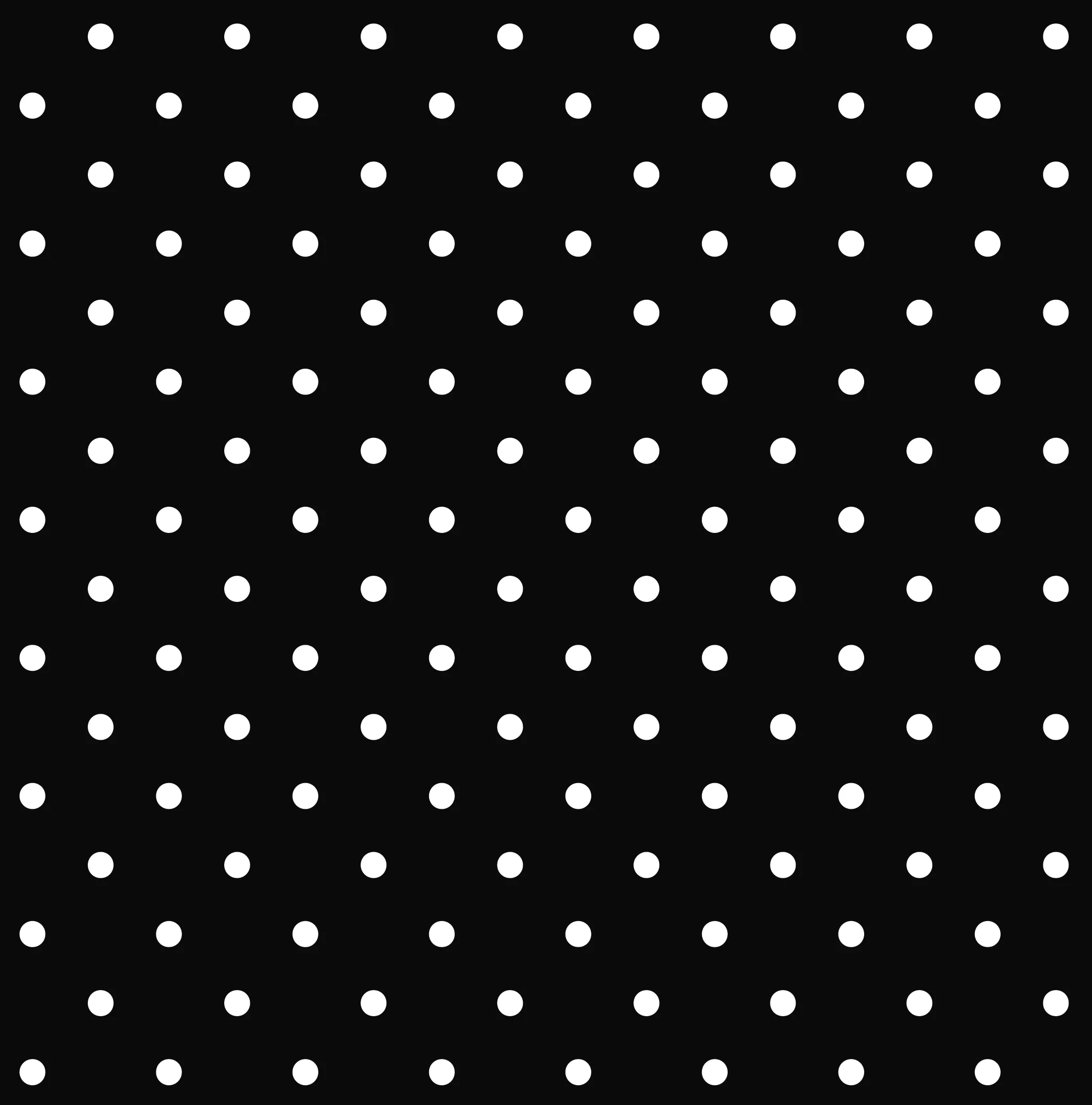 Black with White Polka Dot