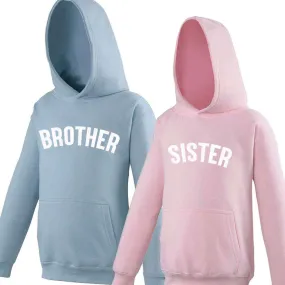 Brother/Sister Pastel Matching Hoodies (1-13 Years) (MRK X)