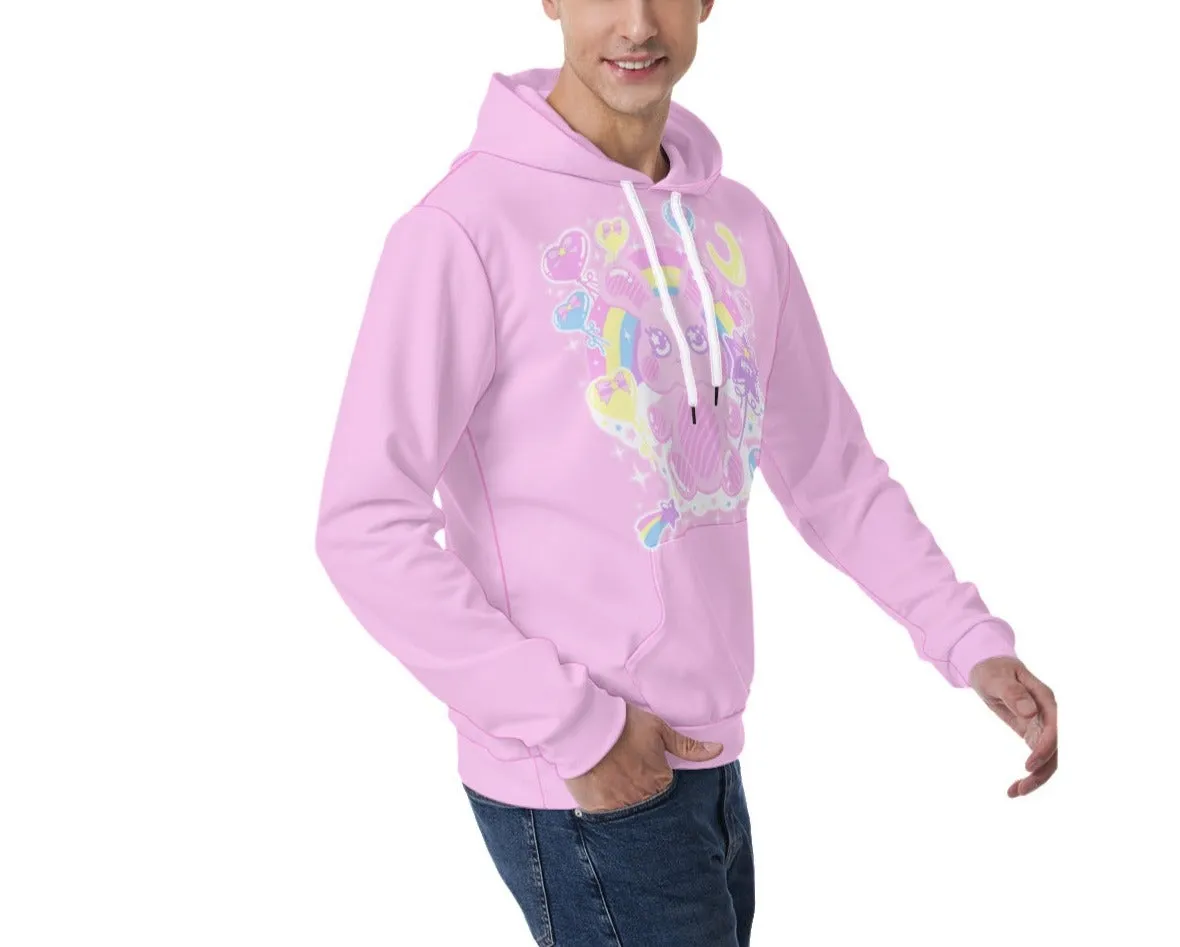 Bubblegum Bunny Men's Hoodie