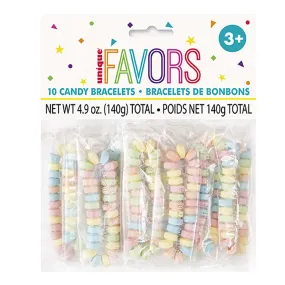 Candy Bracelets, 10 Count