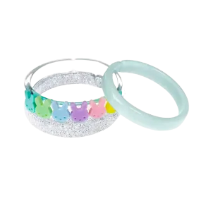 Colorful Pastel Bunnies Bracelets