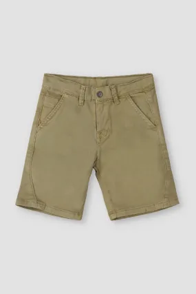 Cotton Short For Baby Boy - Khaki