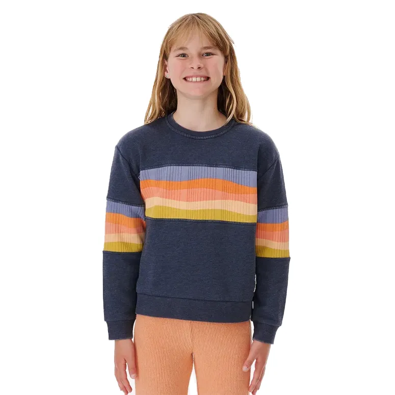 Girls (8-16) Melting Waves Crewneck Sweatshirt