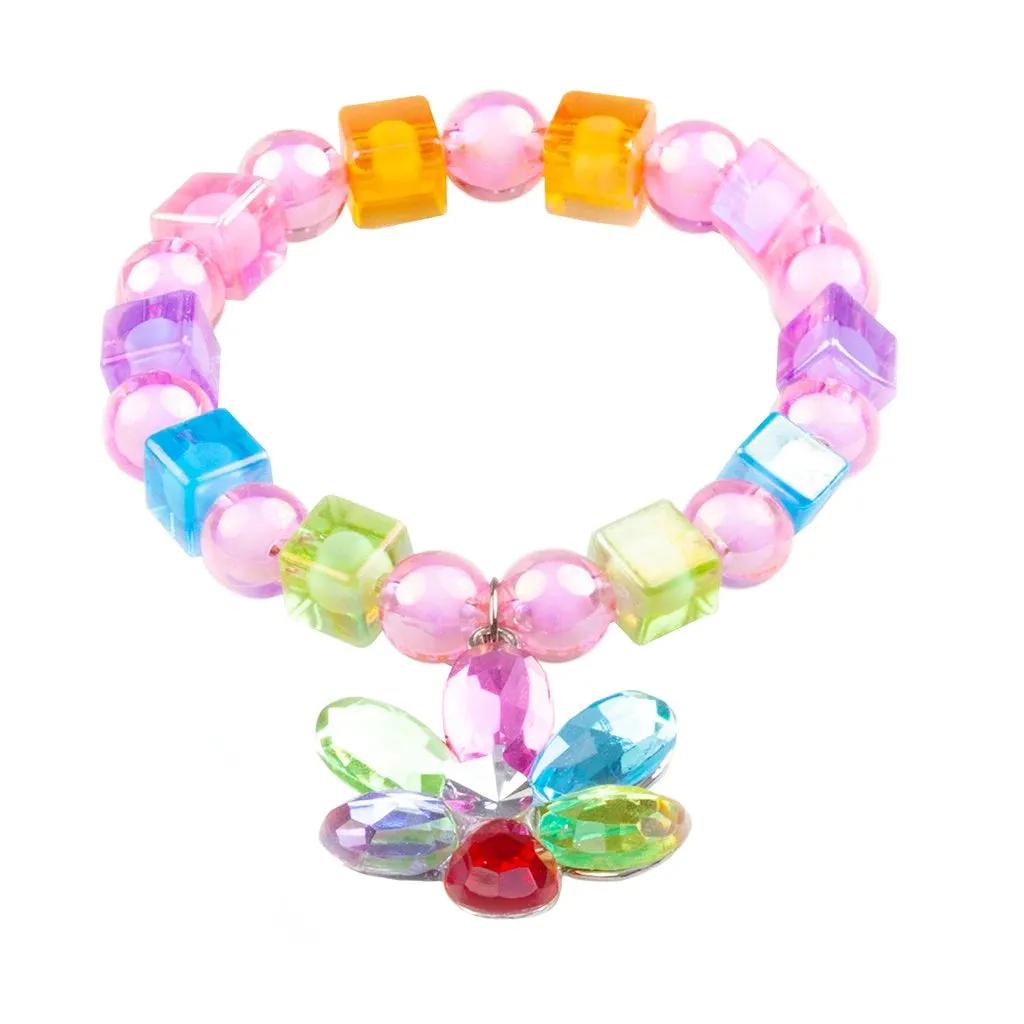 Great Pretenders - Flower Gem Bead Bracelet