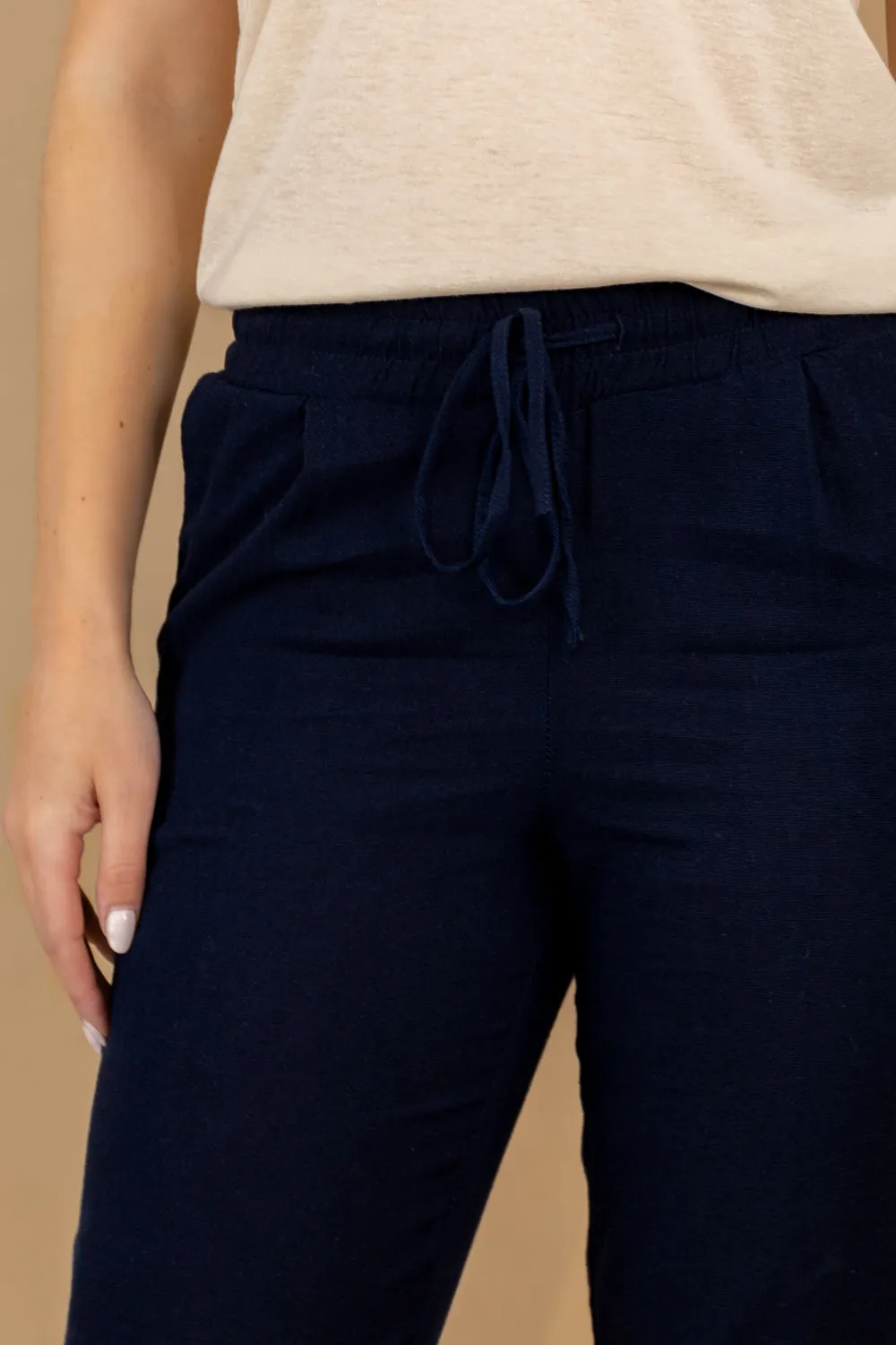 Jesmilo Navy Relaxed Trousers