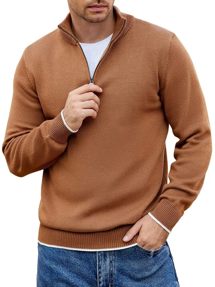 Lightweight Mock Neck Sweaters (US Only)