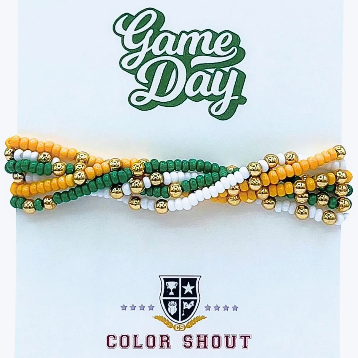 Lover of the Game Multi Color Beaded Bracelet Set