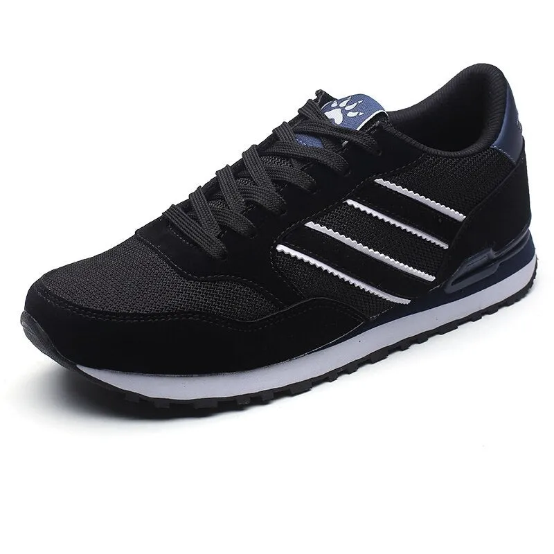 Men's Leather Casual Shoes | Breathable Running Sneakers