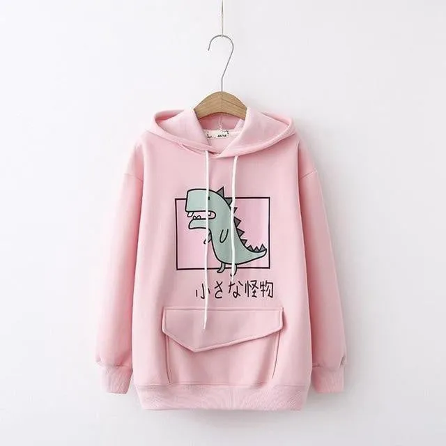 Pastel Dino Hoodie