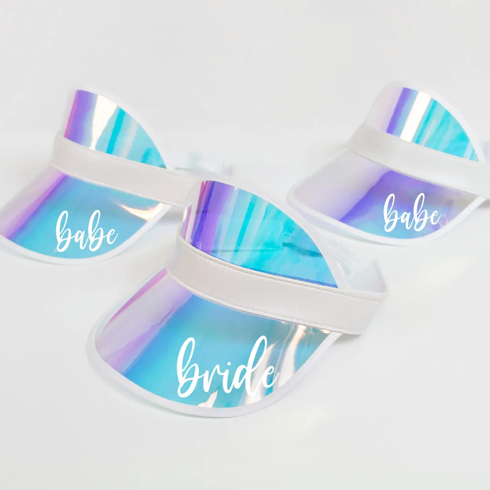 Personalized Bachelorette Sun Visors