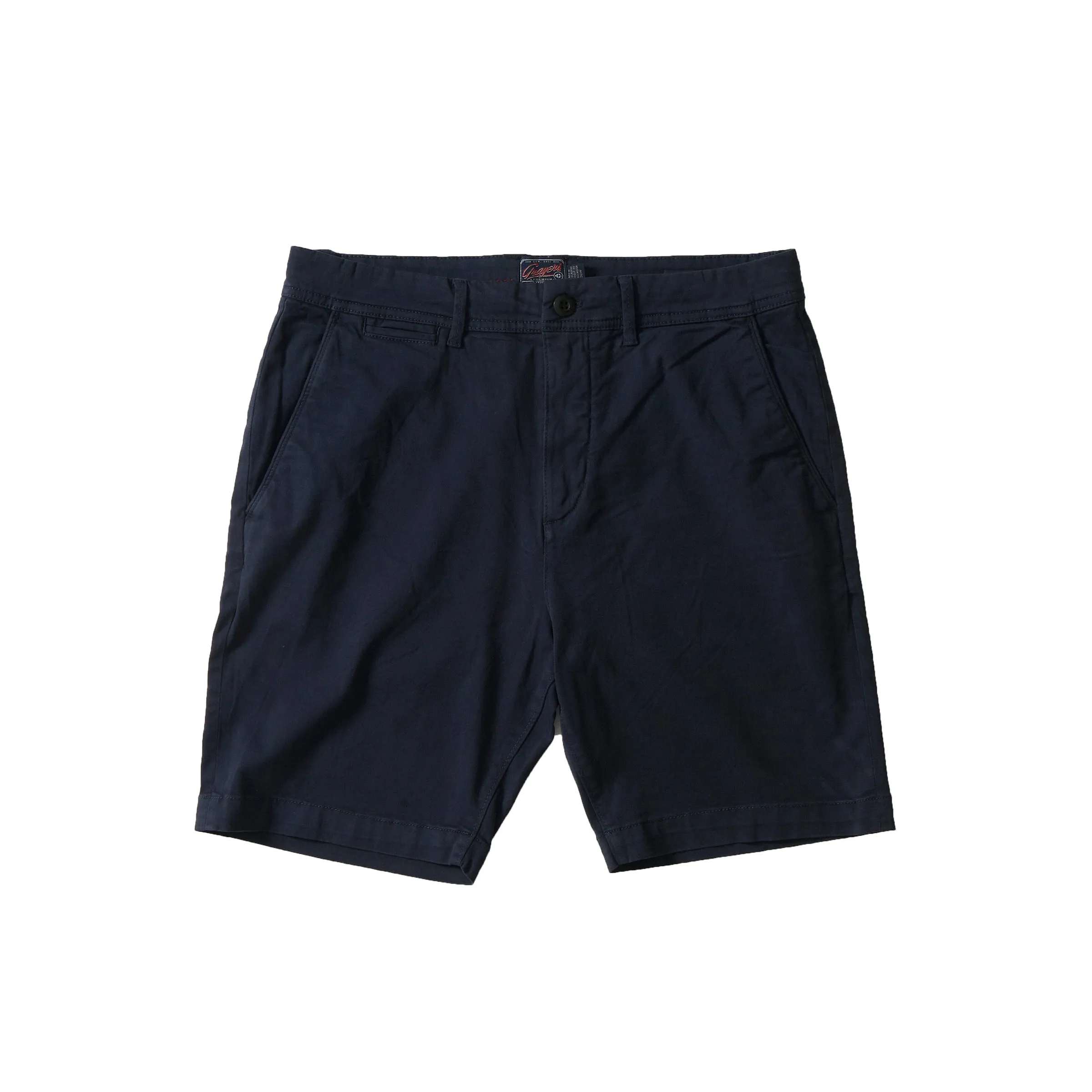 Precision Stretch Chino Shorts 8" - Navy