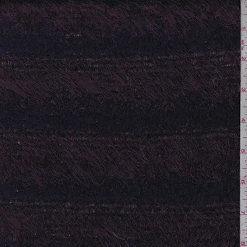 Purple/Amethyst Eyelash Chenille Knit Fabric