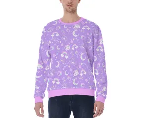 Rainbow Stardust Unicorn Friends Men's Sweatshirt