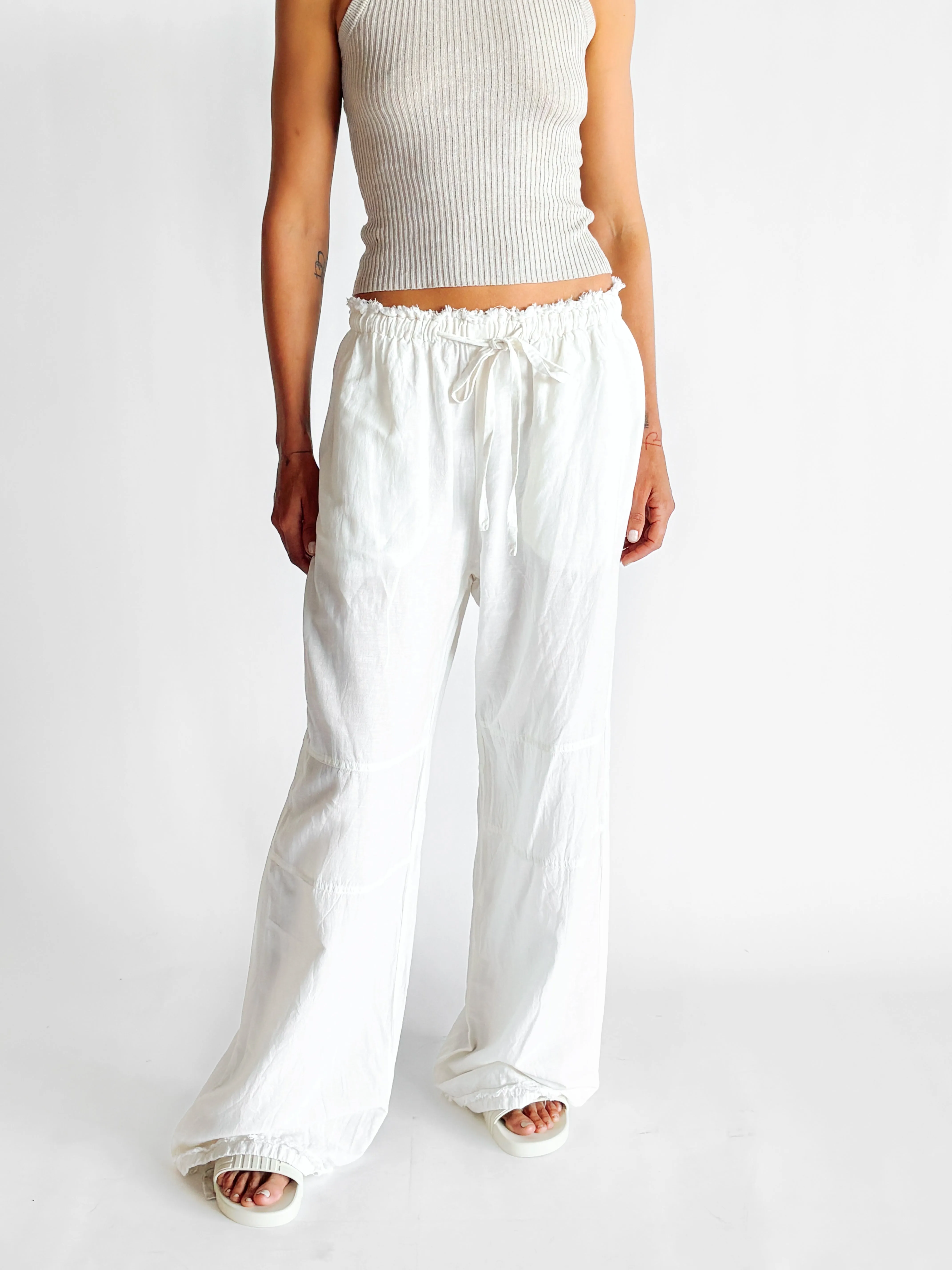 Relaxed Drawstring Trousers