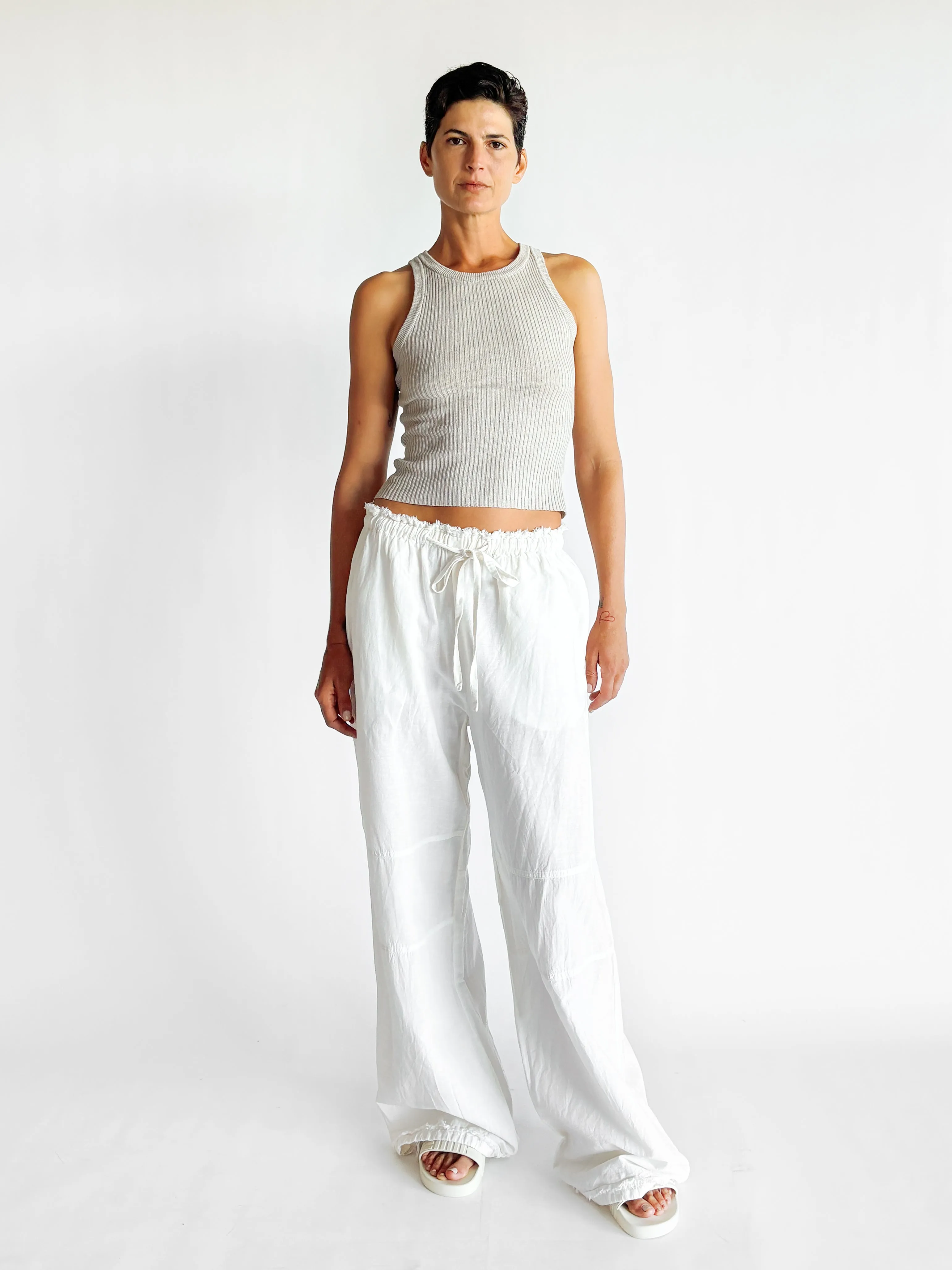 Relaxed Drawstring Trousers