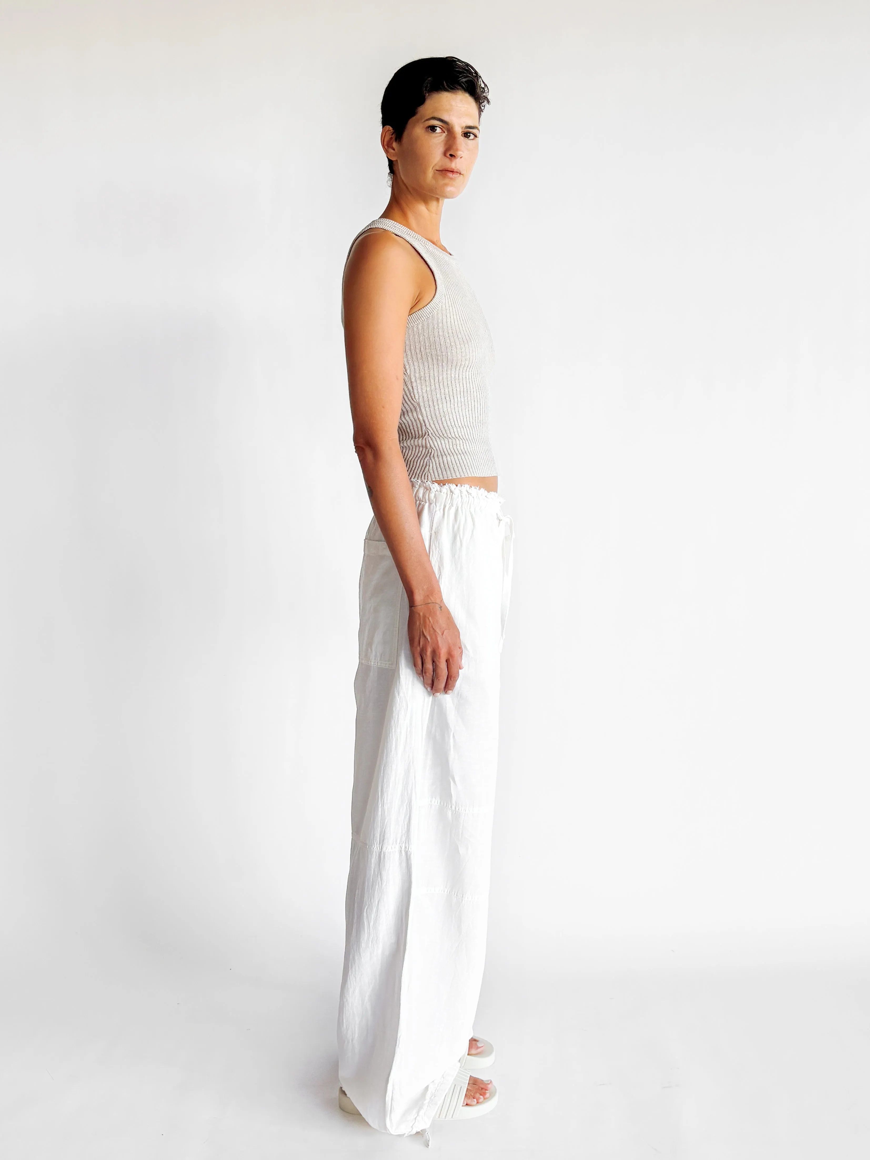 Relaxed Drawstring Trousers