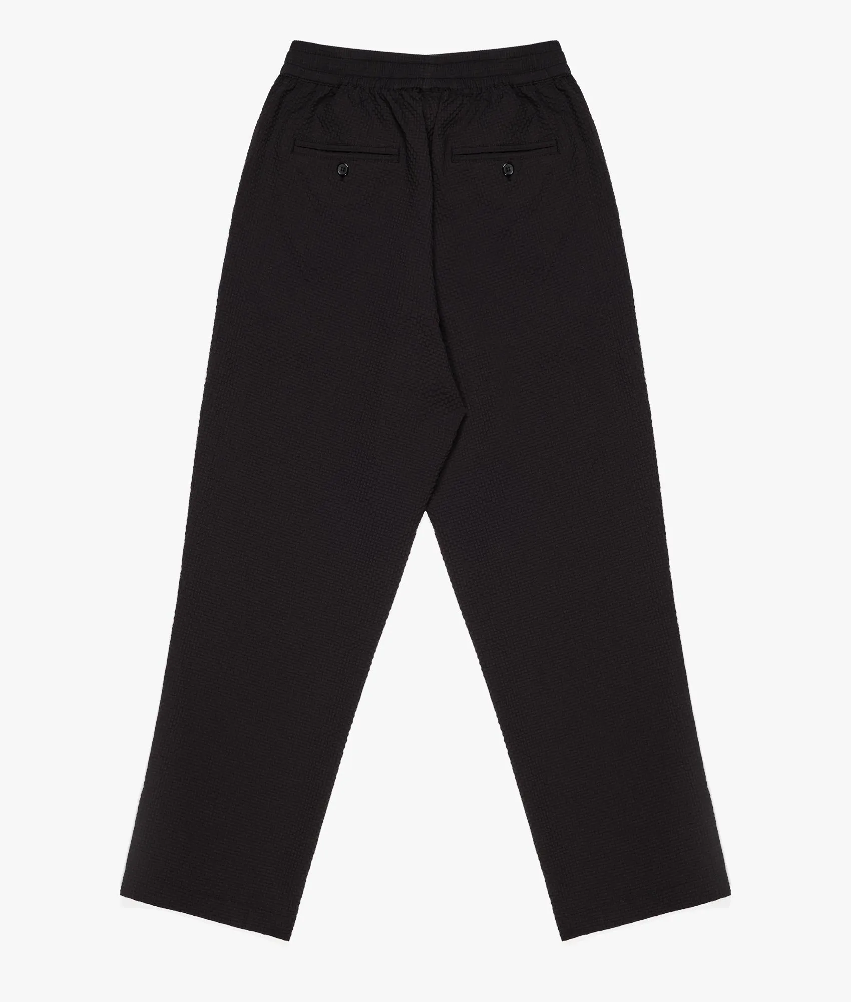 Relaxed Fit Seersucker Trousers