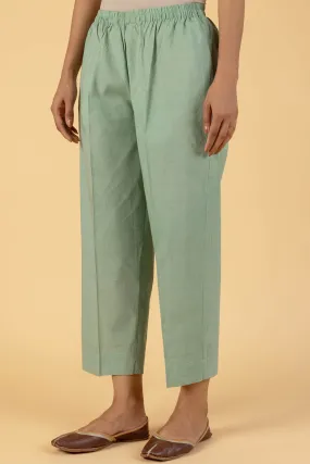 Relaxed Green Trousers