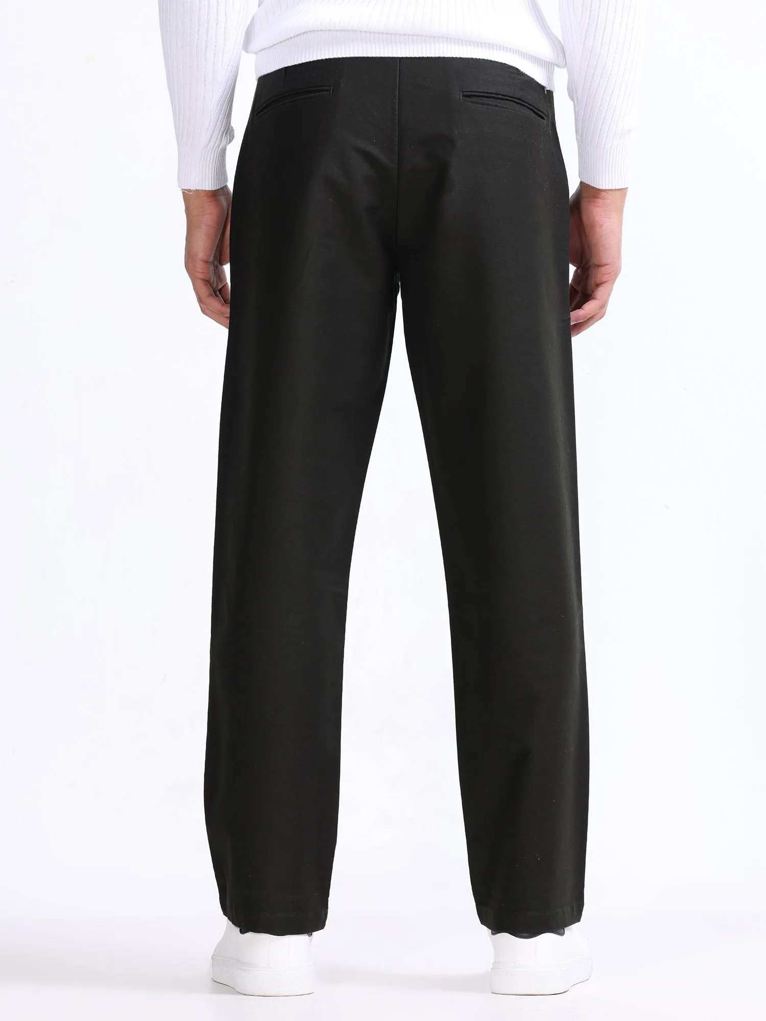 Soft Modal Dark Olive Relaxed Pant