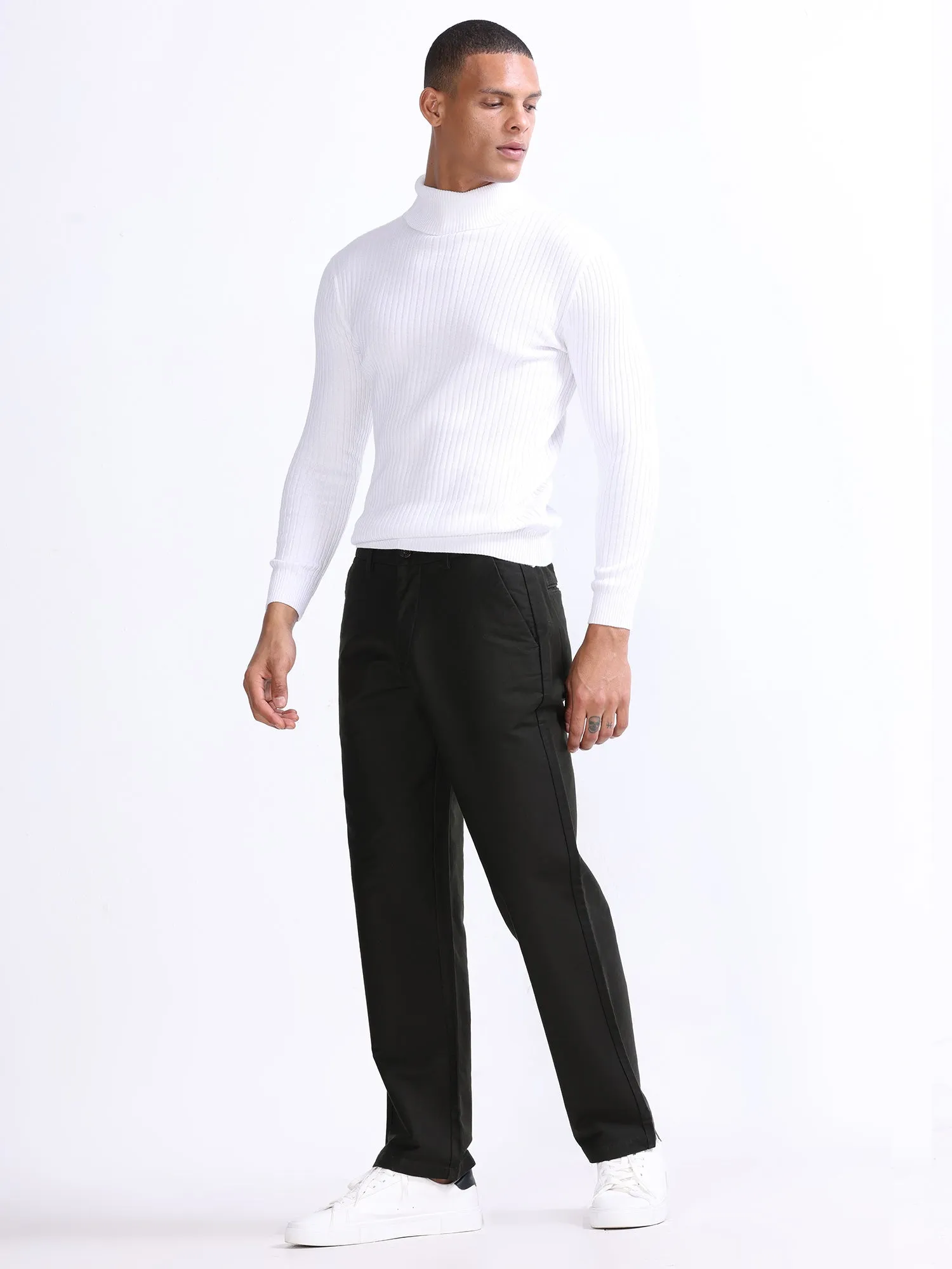 Soft Modal Dark Olive Relaxed Pant