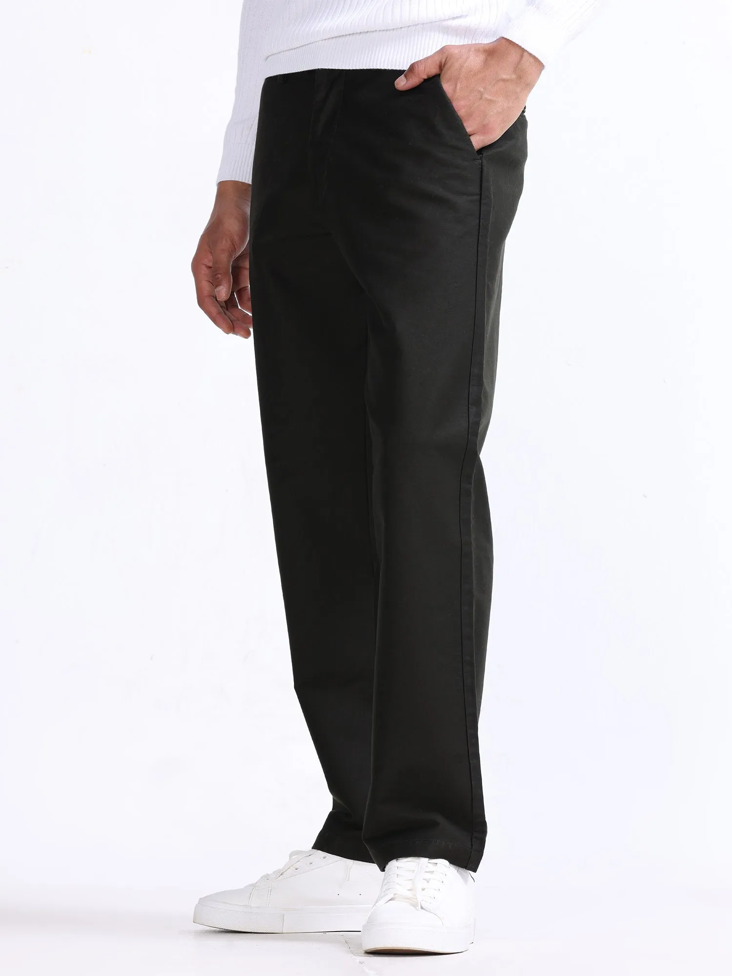 Soft Modal Dark Olive Relaxed Pant