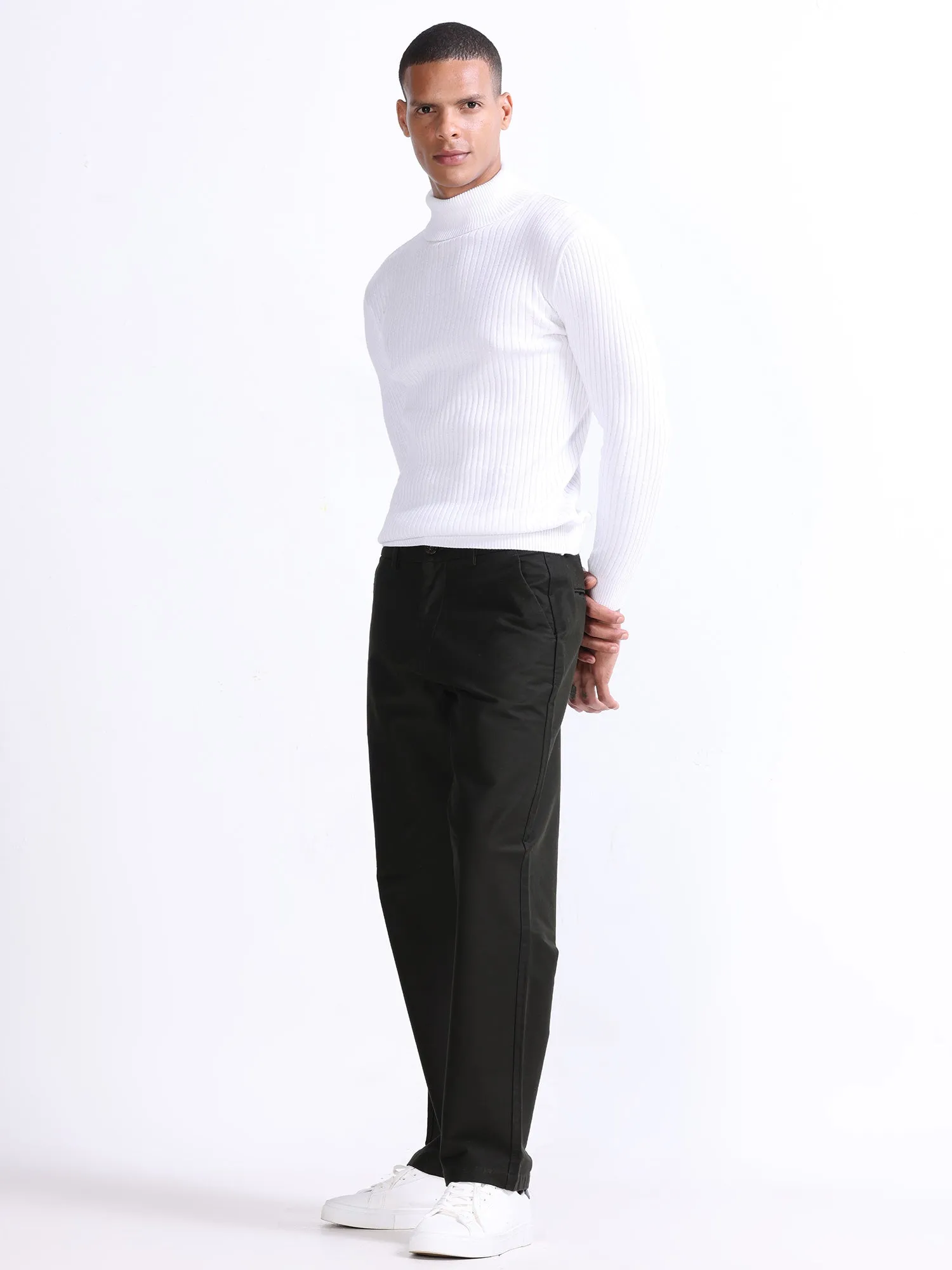 Soft Modal Dark Olive Relaxed Pant