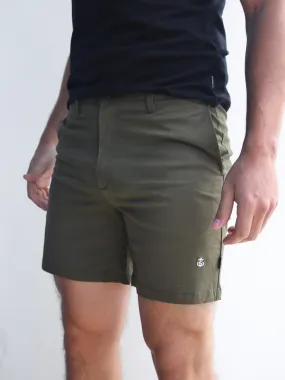 Stretch Chino Shorts - Khaki