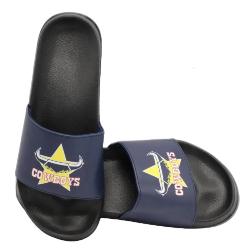 TEAM UGGS Unisex NRL Slides, North Queensland Cowboys