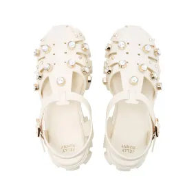 Teena Orion Sandals Ivory