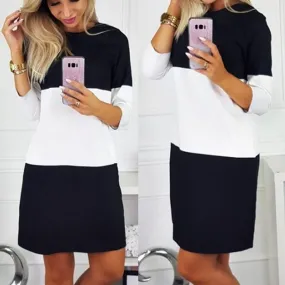 Women O-Neck Fashion Dress